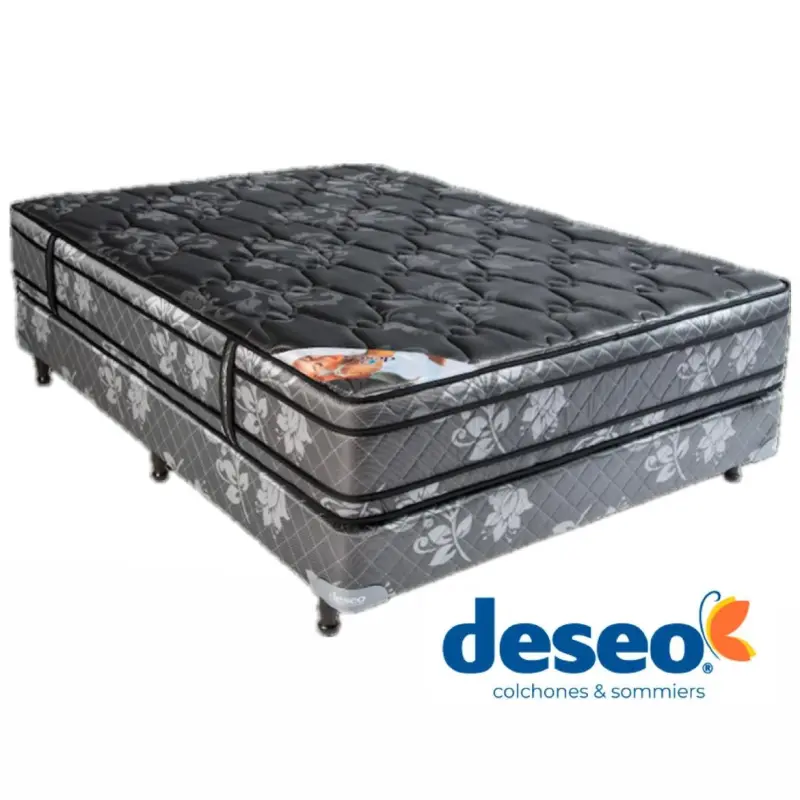 Conjunto sommier diamante 30cm DESEO 2 plazas